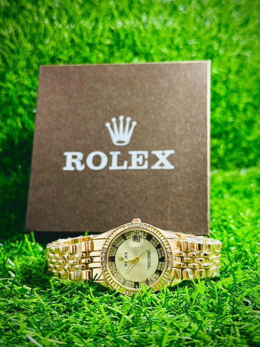 Ladies Luxury Gold-Tone Watch
