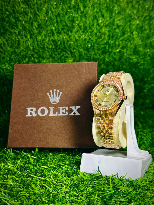Ladies Luxury Gold-Tone Watch